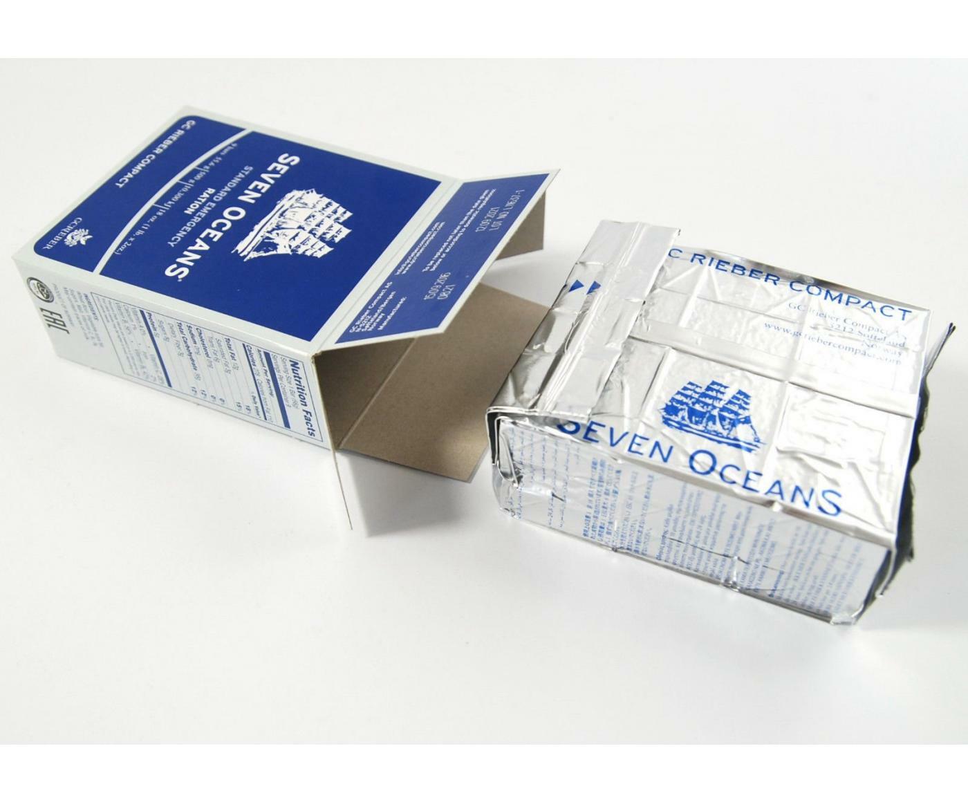 Voedsel - Noodrantsoen Groot - 24-30 dagen - Seven Oceans (500 gram x 24 doosjes)