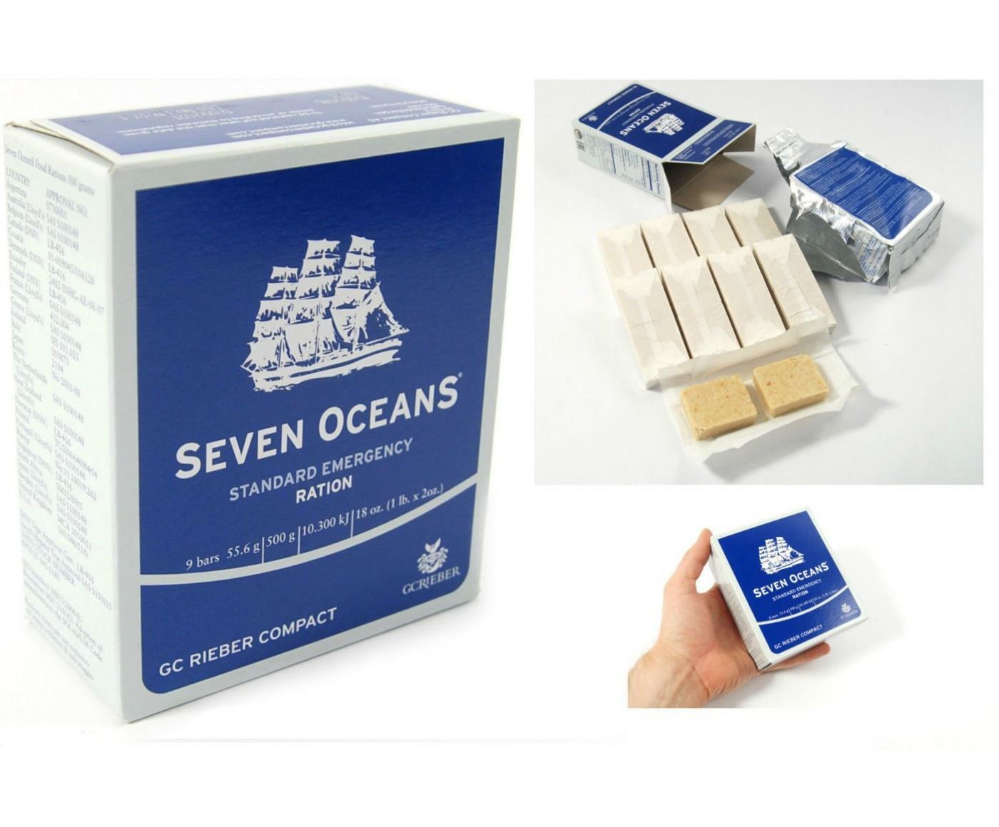 Voedsel - Noodrantsoen Groot - 24-30 dagen - Seven Oceans (500 gram x 24 doosjes)